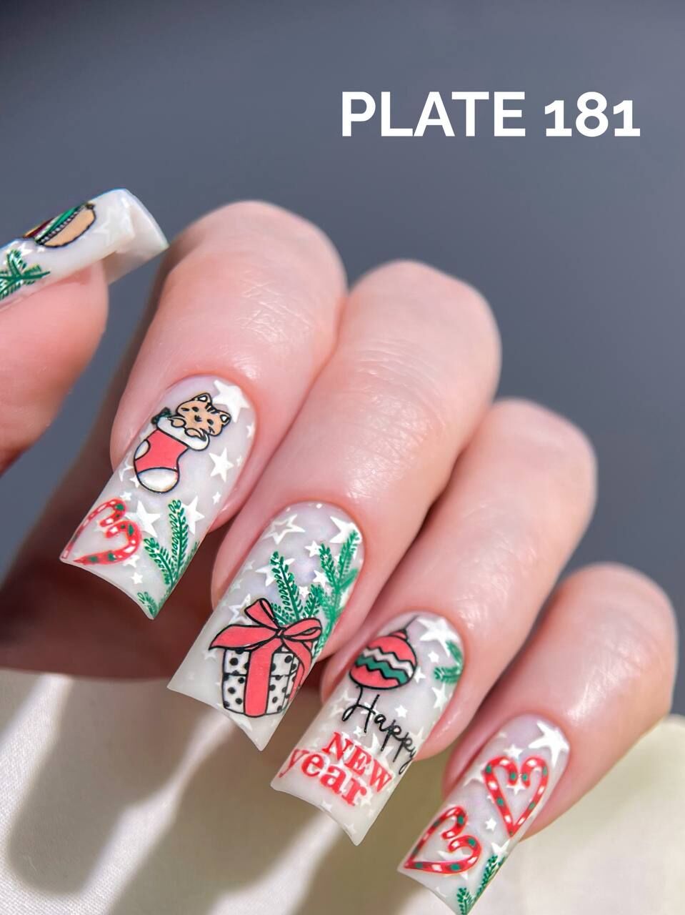 Swanky Stamping Plaka 181 – Yeni Yıl Tasarım
