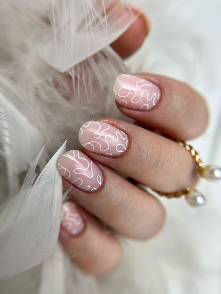 Swanky Stamping Plaka 158 – Soyut Desen Tasarım