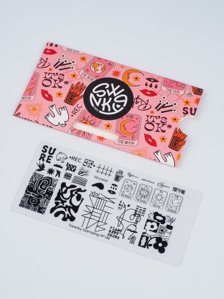 Swanky Stamping Plaka 195 – Büyü & Tarot Tasarım