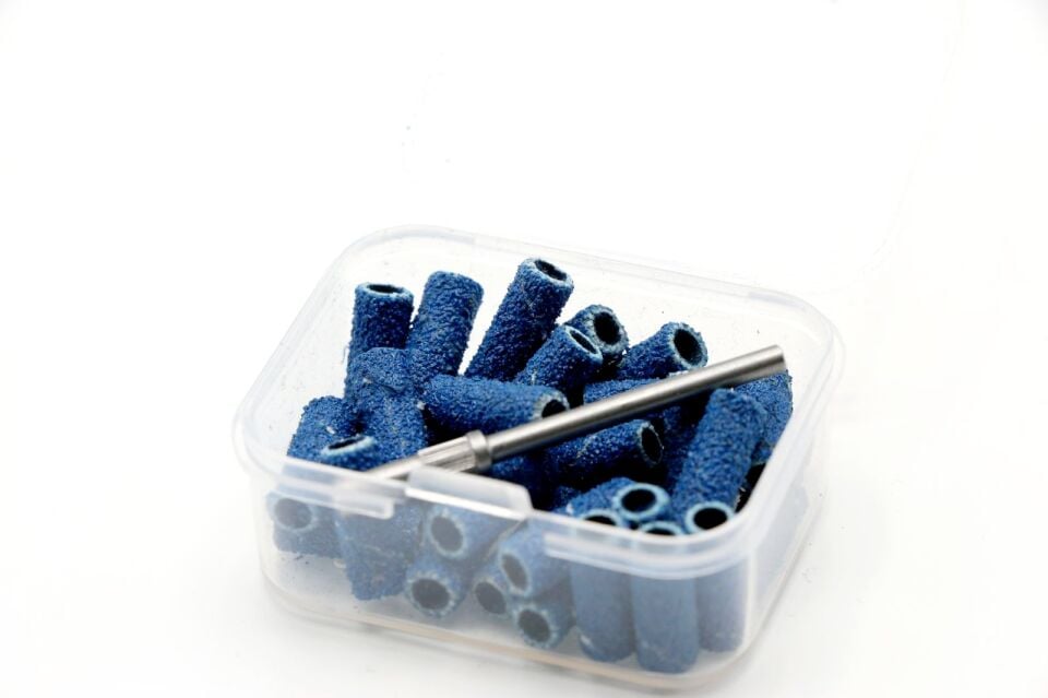 150 Grit Freze Zımpara Bandı 30'lu + Mandren (Mavi)