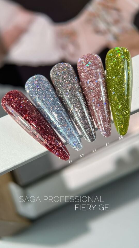 Saga Fiery Gel Kalıcı Oje Flash 32 (9ml)
