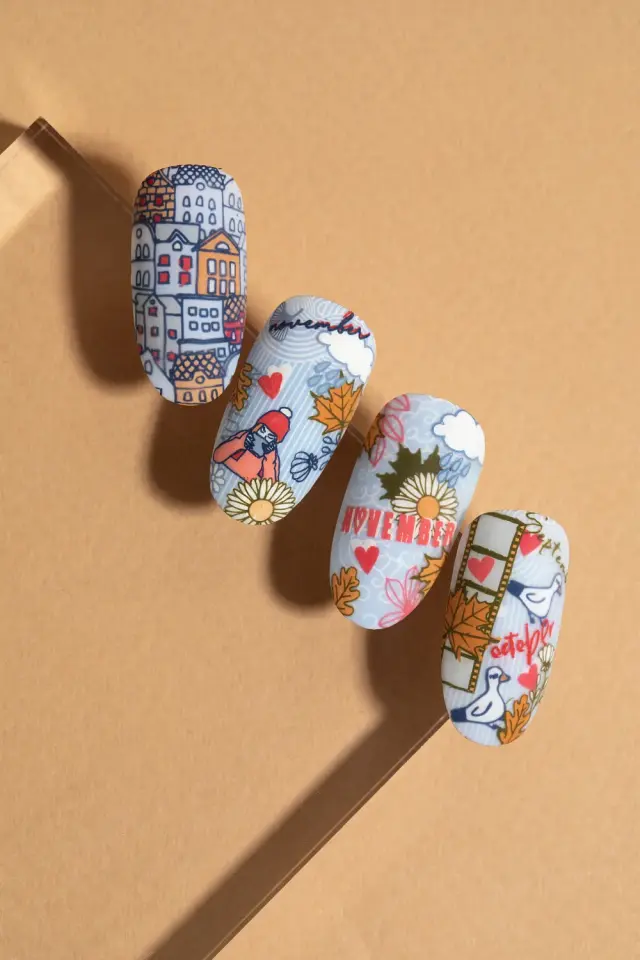 Swanky Stamping Plaka 172 – Sonbahar Tasarım