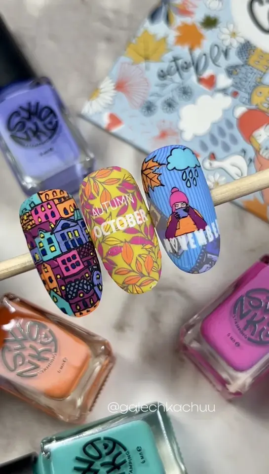 Swanky Stamping Plaka 172 – Sonbahar Tasarım
