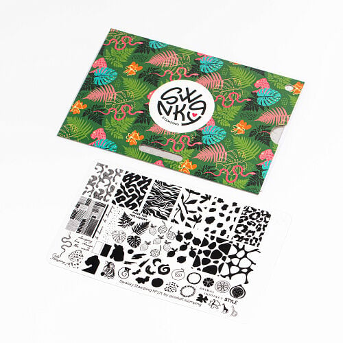 Swanky Stamping Plaka 171 – Tropikal & Vahşi Doğa Tasarım