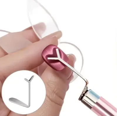 Kedi Gözü Kalp Yapma Aparatı | Cat Eye Manyetik Oje Nail Art Mıknatıs Aparatı