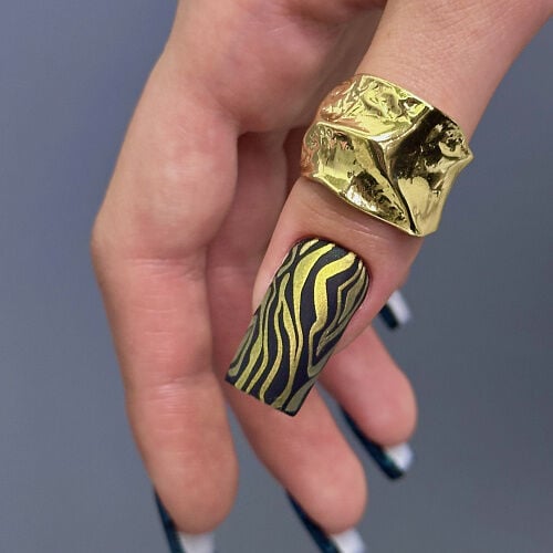 Swanky Pro S102 Gold Chameleon Stamping Oje - 6 ml
