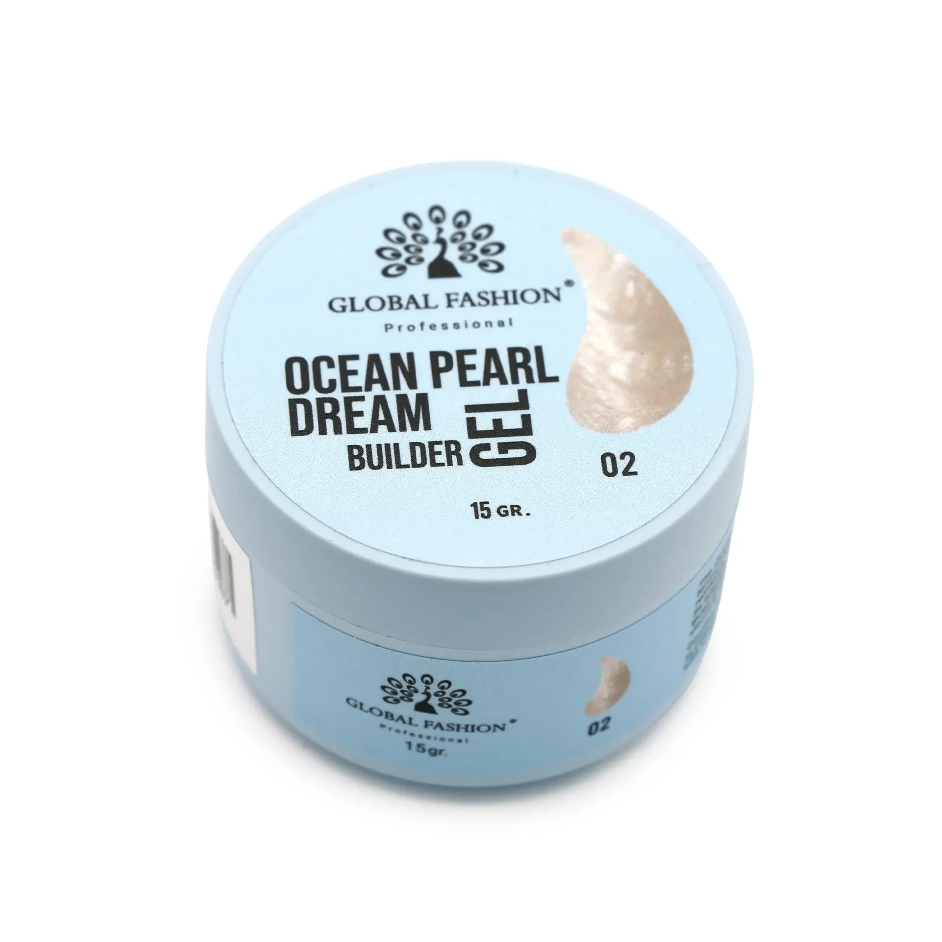 Global Fashion Ocean Pearl Dream Builder Gel 02 | Sedef Efektli Yapılandırıcı Jel - 15 g