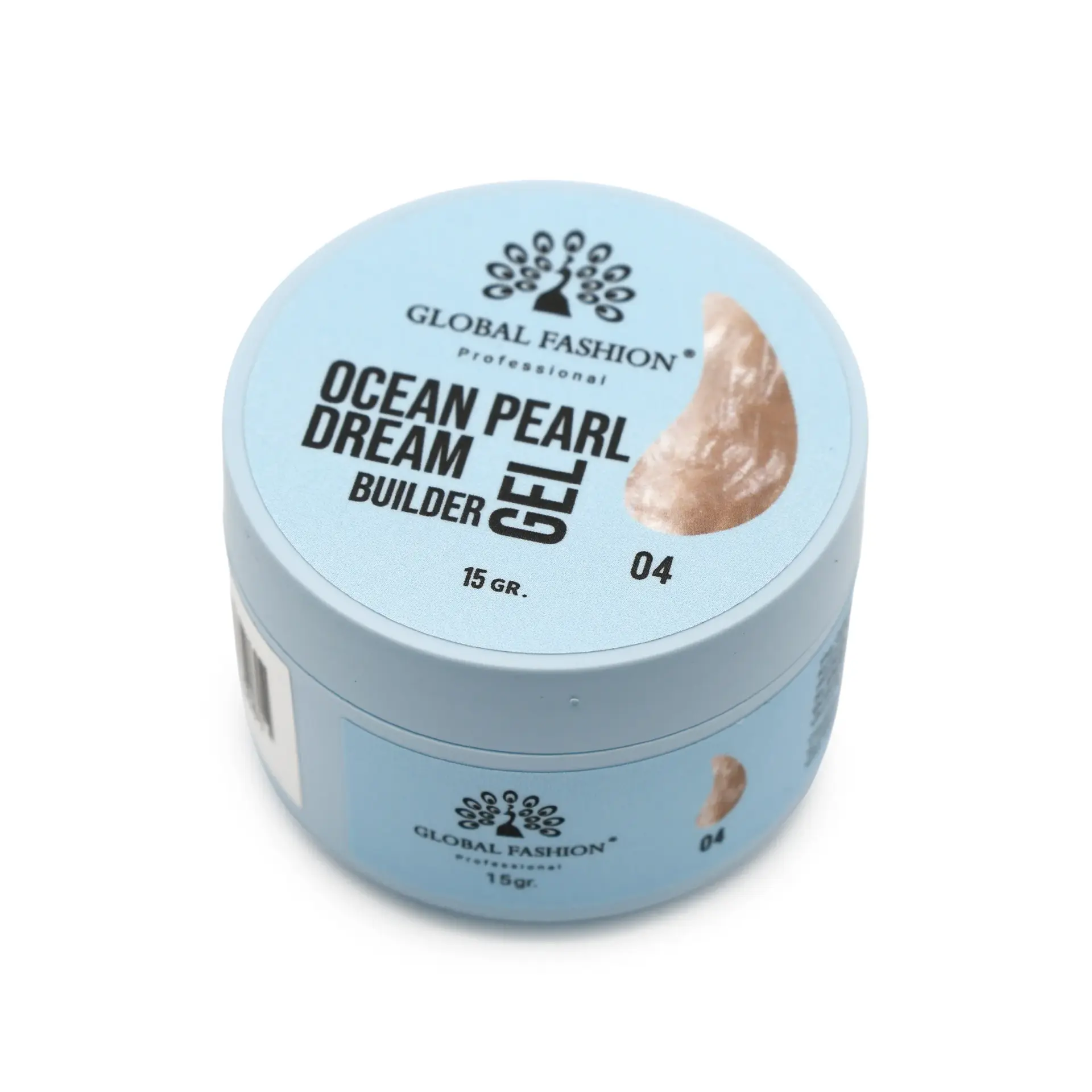 Global Fashion Ocean Pearl Dream Builder Gel 04 | Sedef Efektli Yapılandırıcı Jel - 15 g