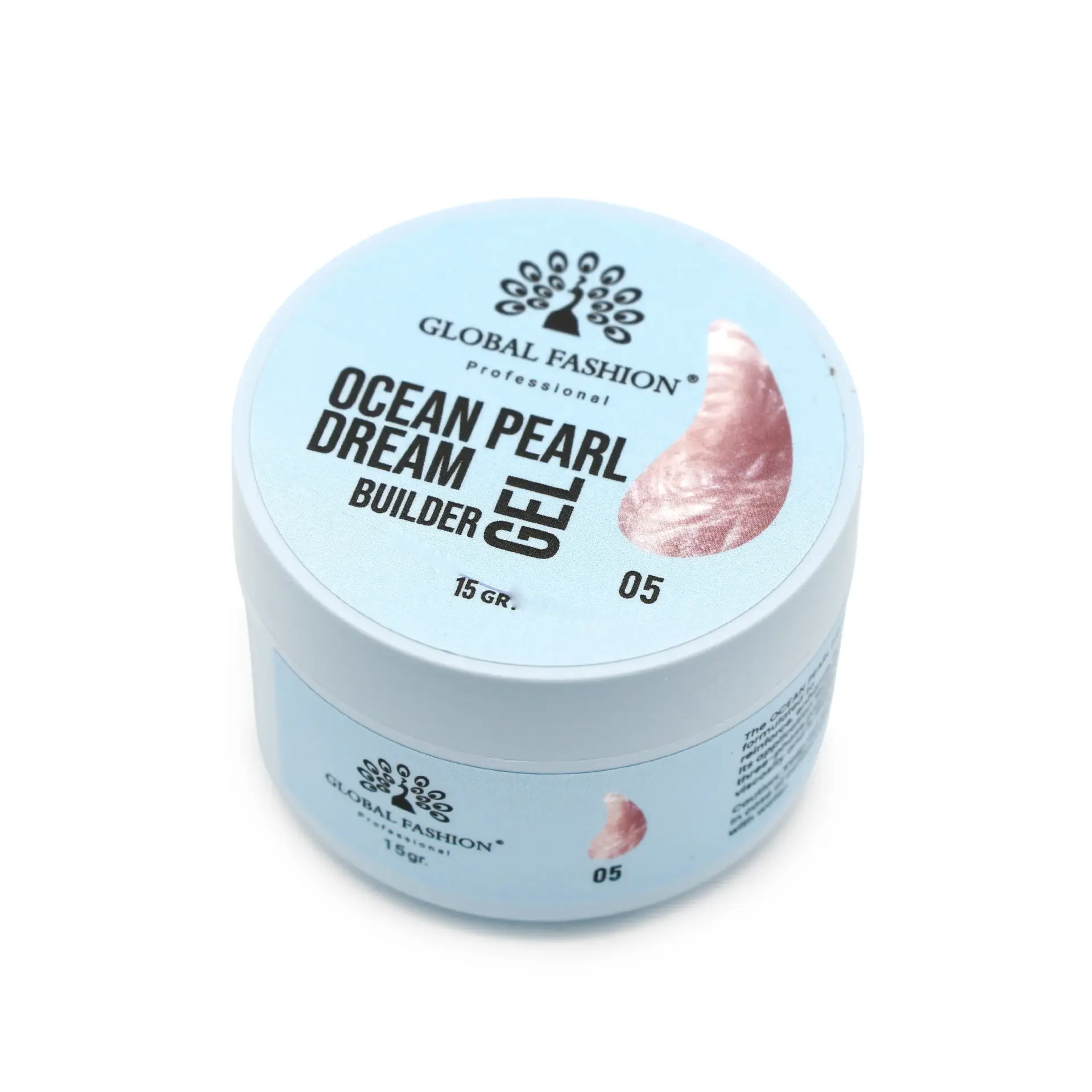 Global Fashion Ocean Pearl Dream Builder Gel 05 | Sedef Efektli Yapılandırıcı Jel - 15 g