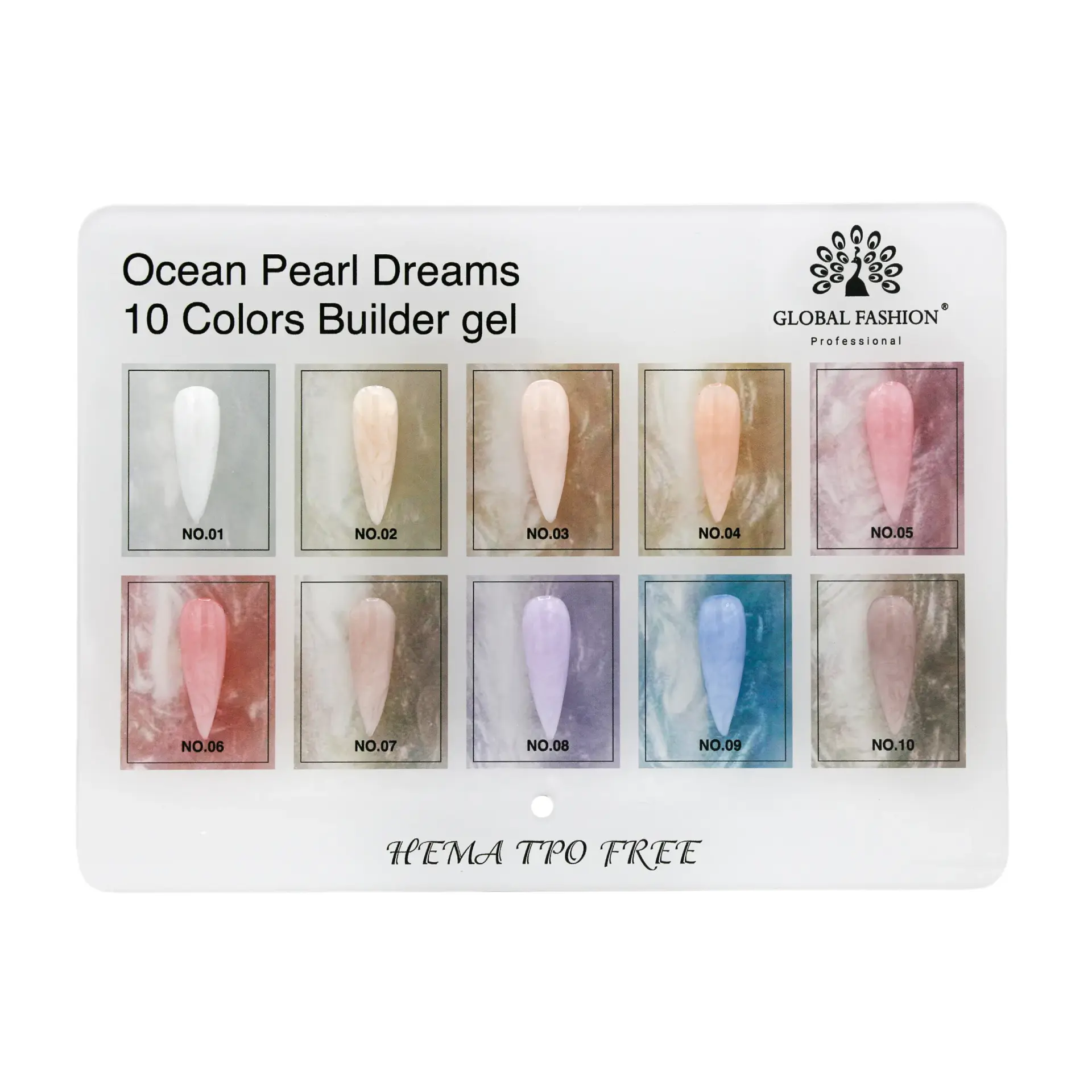 Global Fashion Ocean Pearl Dream Builder Gel 05 | Sedef Efektli Yapılandırıcı Jel - 15 g