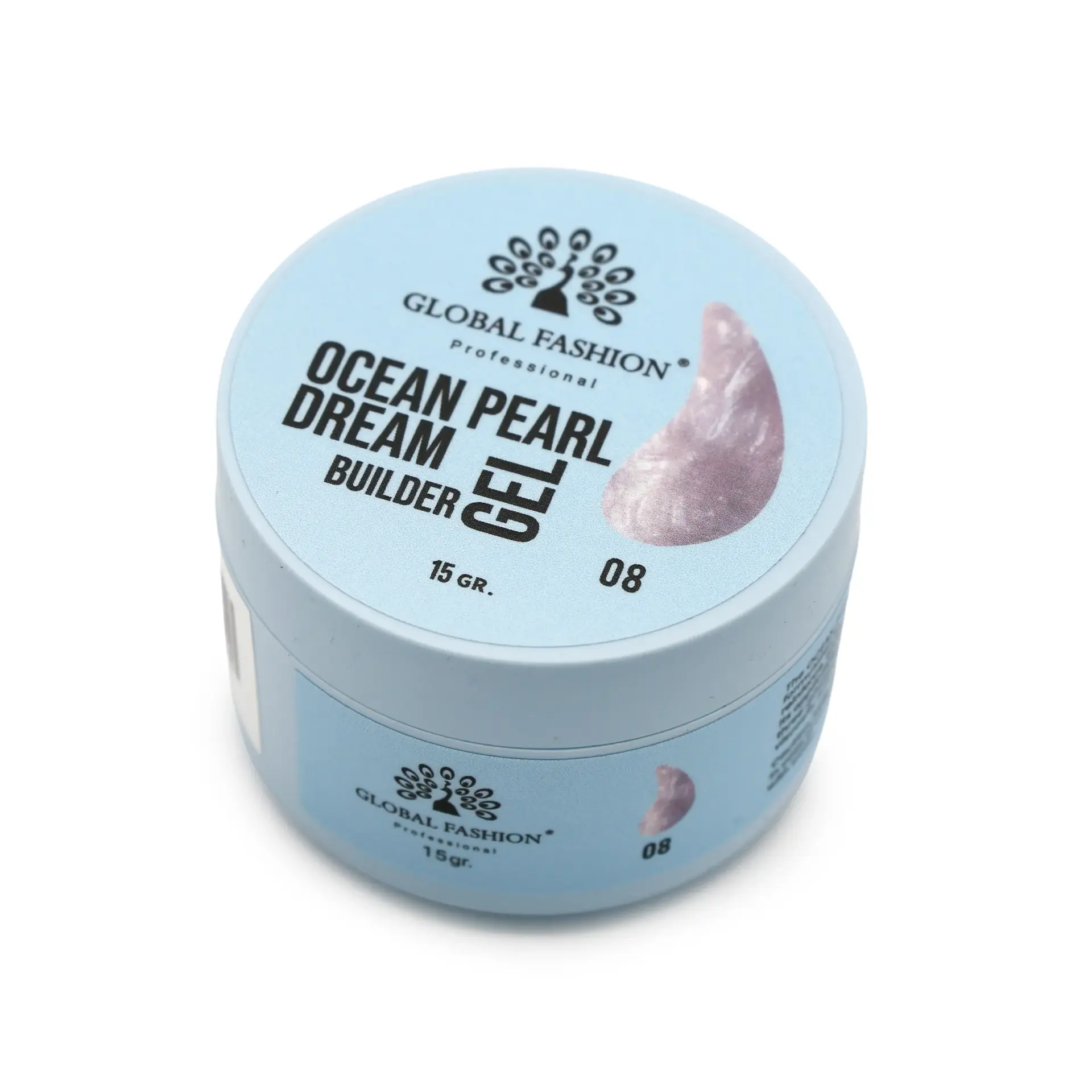 Global Fashion Ocean Pearl Dream Builder Gel 08 | Sedef Efektli Yapılandırıcı Jel - 15 g