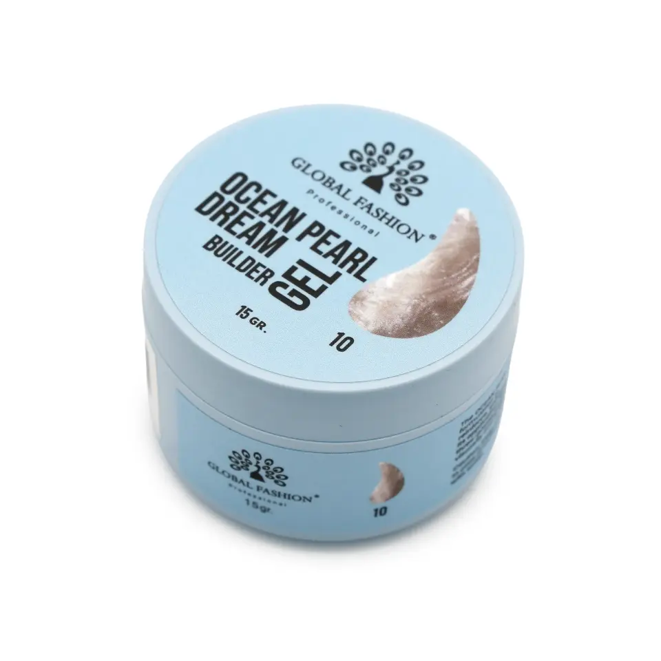 Global Fashion Ocean Pearl Dream Builder Gel 10 | Sedef Efektli Yapılandırıcı Jel - 15 g