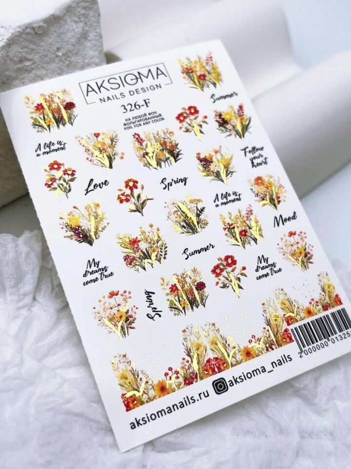 Aksioma Su Transferi Sticker 326-F