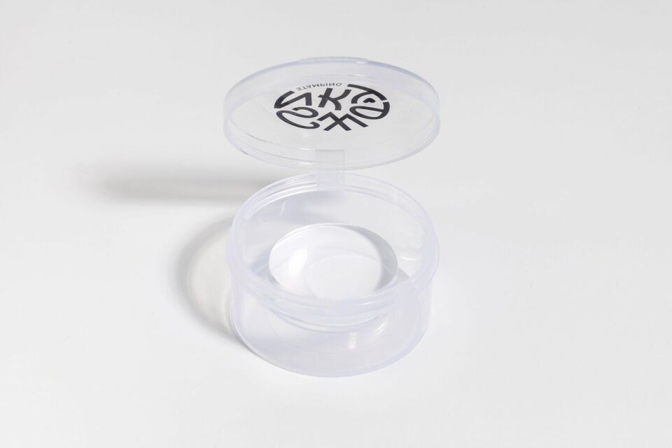 Swanky Stamping Mat Yuvarlak Kapaklı Stamper Yedek Şeffaf Silikonu