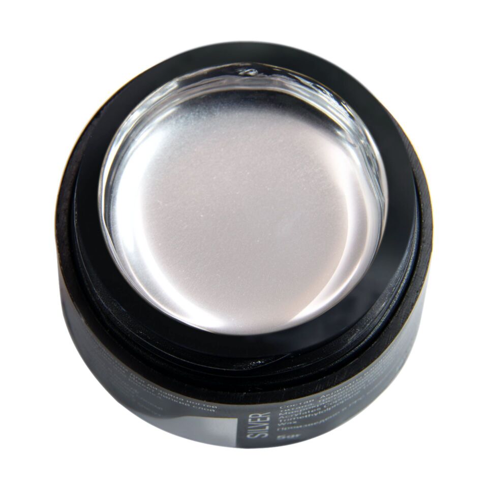 Global Fashion Metallic Gel Renkli Jel Boya Silver (5gr)