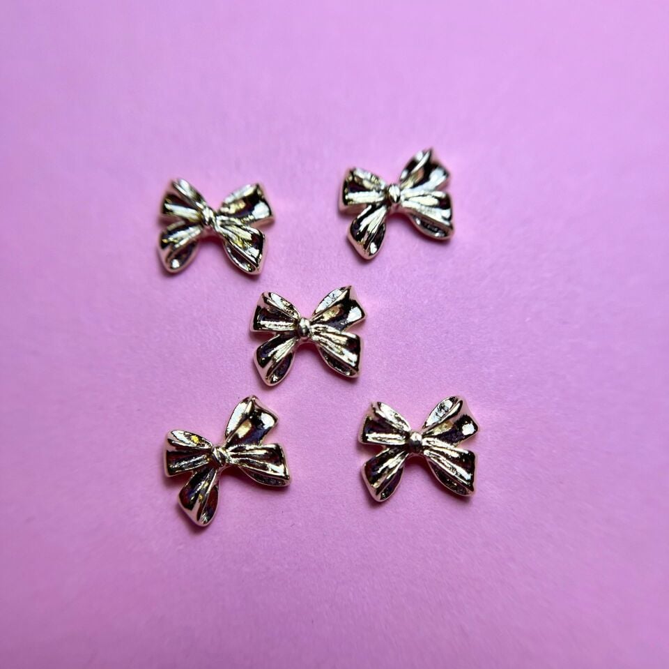 Zoo 1853 3D Metal Fiyonk Tırnak Süsü 5 Adet