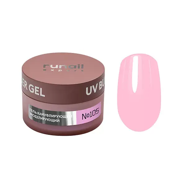 Runail Expert UV Builder Gel No:105 - 50 g - Şeker Pembesi
