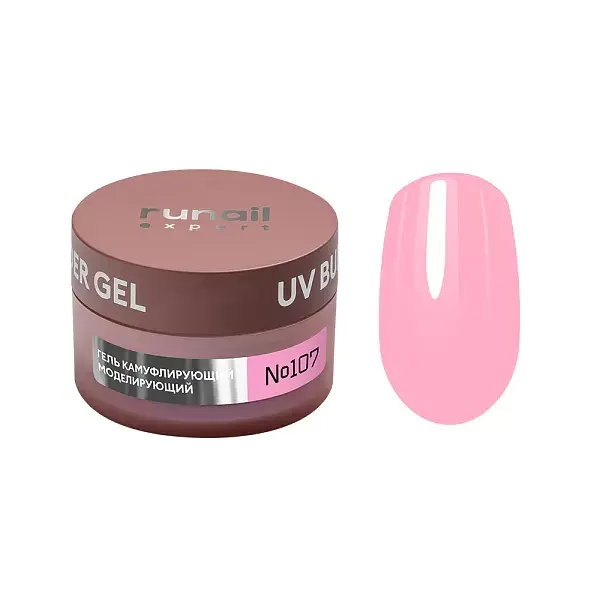 Runail Expert UV Builder Gel No:107 - 50 g - Kamelya Pembesi