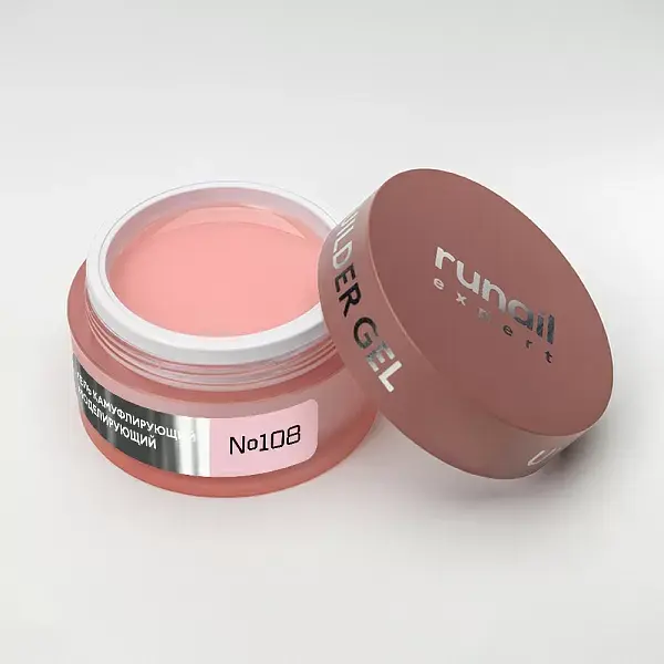 Runail Expert UV Builder Gel No:108 - 50 g - Nazik Bej