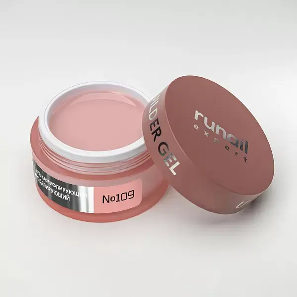 Runail Expert UV Builder Gel No:109 - 50 g - Klasik Nude Kamuflaj