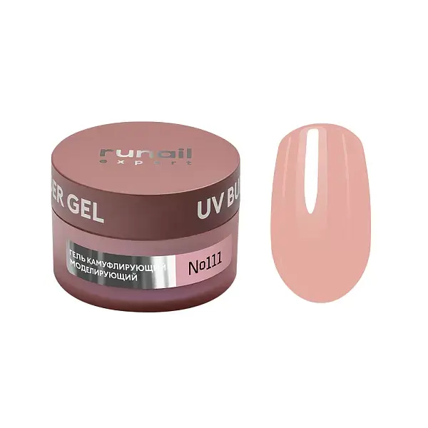 Runail Expert UV Builder Gel No:111 - 50 g - Pembe Bej