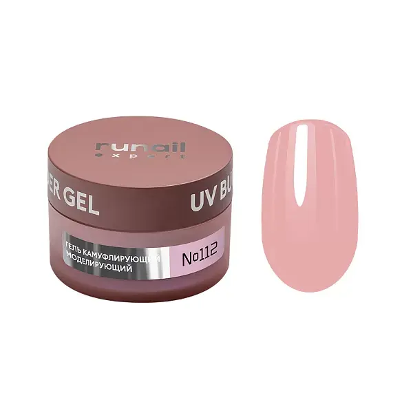 Runail Expert UV Builder Gel No:112 - 50 g - Mercan Pembesi